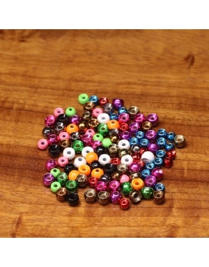 Hareline Dubbin 1/16 Plummeting Tungsten Beads in Fluorescent White